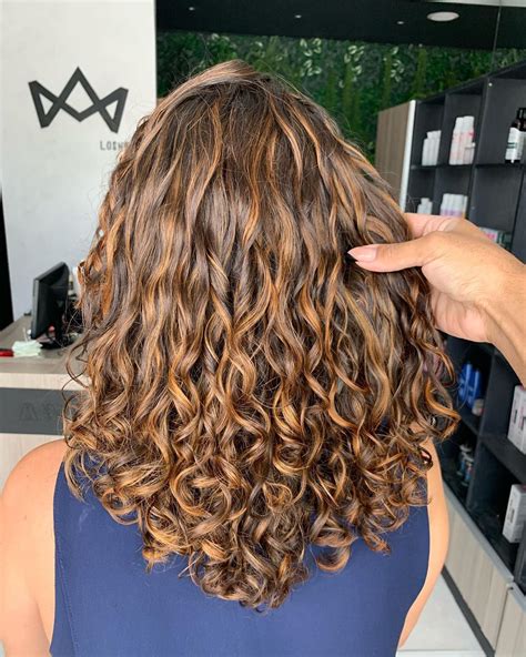 curly brown hair with highlights|rich brown hair with highlights.